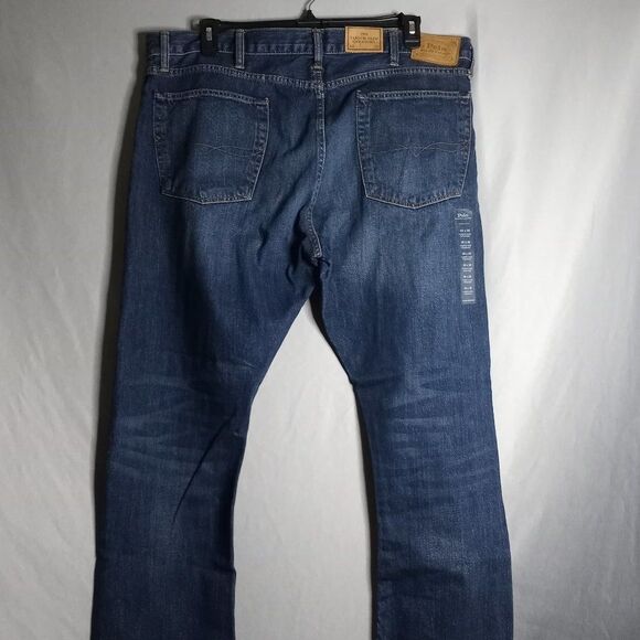Polo Ralph Lauren The Varick Slim Straight Leg Men's Dark Wash Jeans 40x20 NWT - Picture 2 of 13